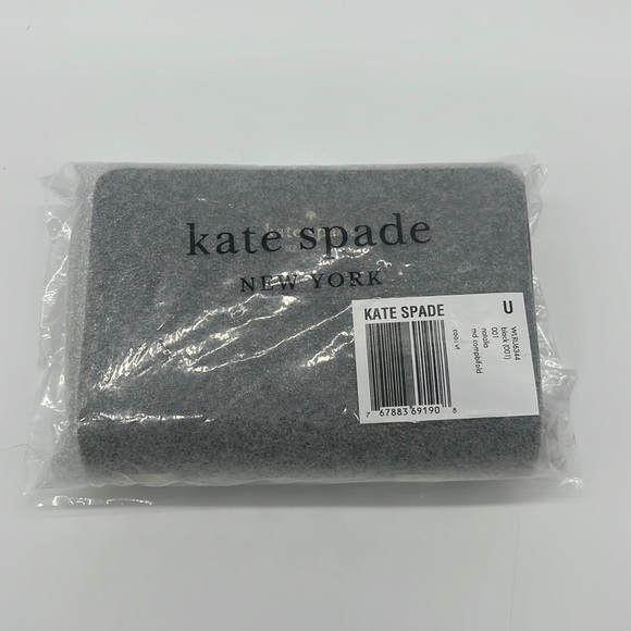 Kate Spade Natalia Medium Compact Bifold Wallet Black - Picture 11 of 13